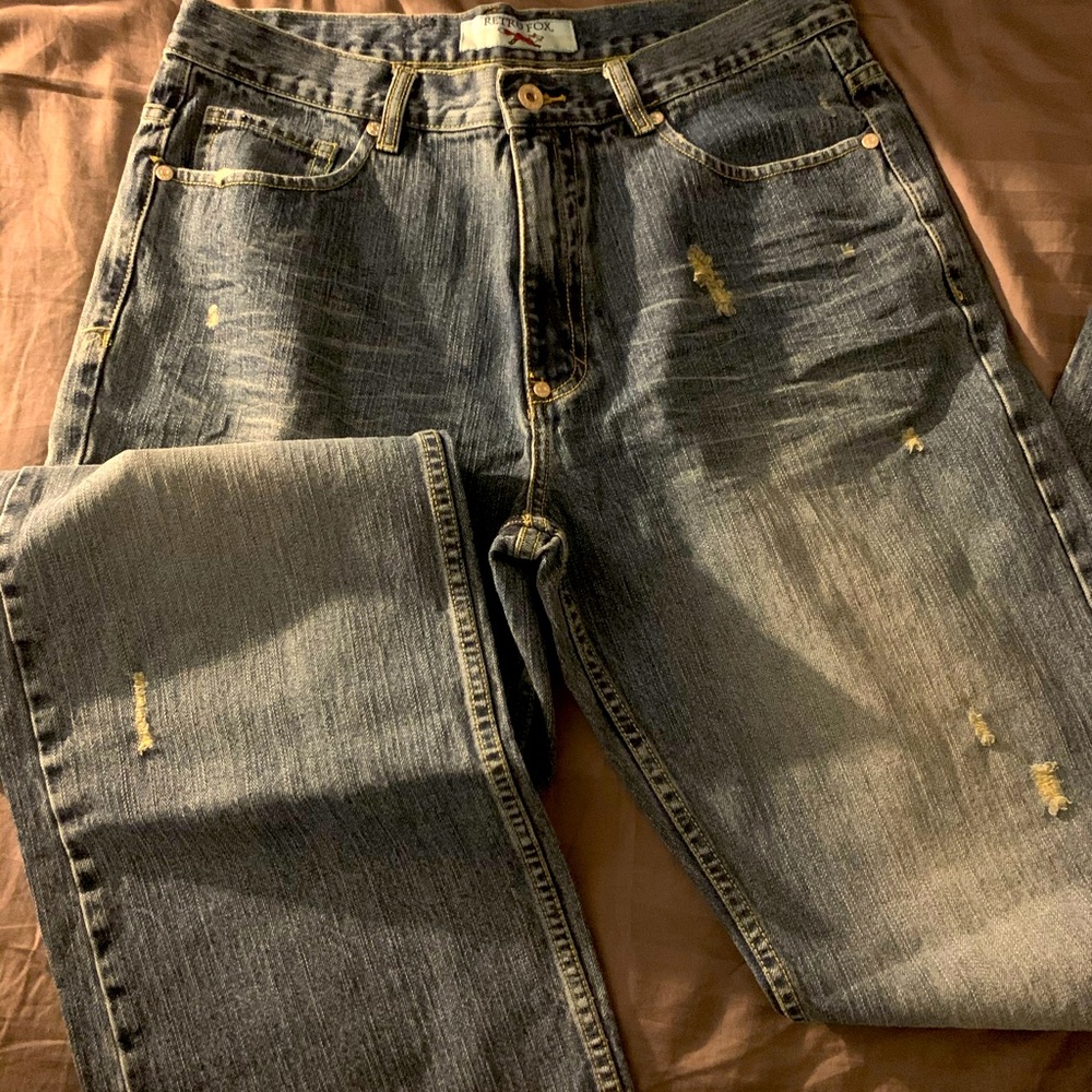 Retro Fox Denim Jeans Men’s 36x32 vintage 2007